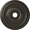 Ekena Millwork Cole PVC Ceiling Medallion (Fits Canopies up to 6"), Metallic Charcoal, 22"OD x 3 1/2"ID x 1"P CMP22COCCH - alternate 1
